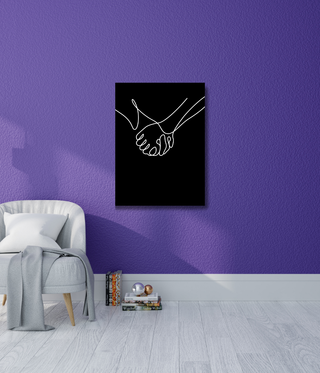 Holding Hands Wall Art