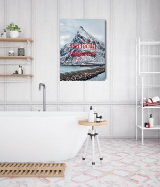 Snow Mountain Landscape Wall Canvas