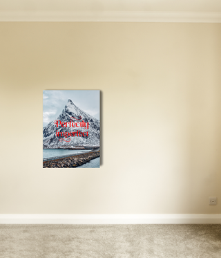 Snow Mountain Landscape Wall Canvas