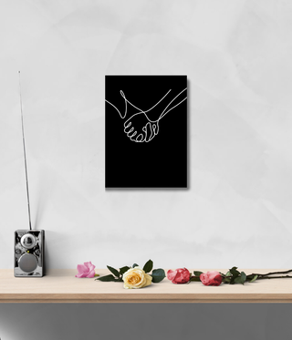 Holding Hands Wall Art