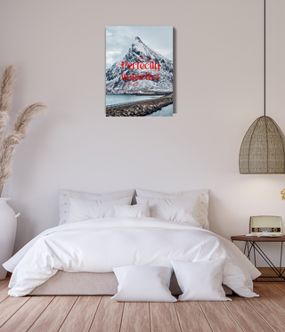 Snow Mountain Landscape Wall Canvas