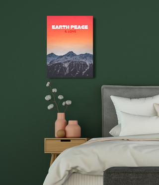 Snowy Mountain Wall Art