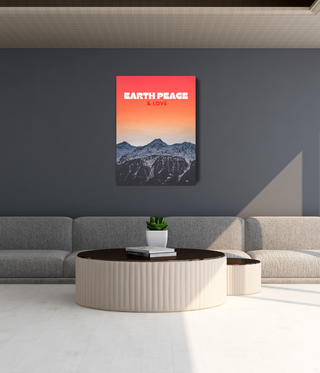 Snowy Mountain Wall Art