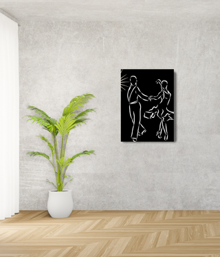 Ballet Woman & Man Dance Wall Art