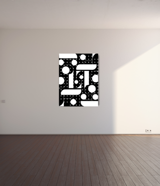 Abstract Modern Poker Dots Wall Art