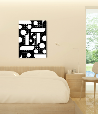 Abstract Modern Poker Dots Wall Art