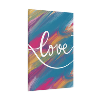 Love Abstract Wall Canvas