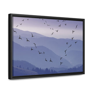 Heart Shape Birds Flying Wall Art