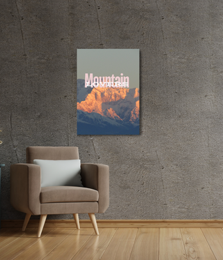 Mountain Lovers Wall Canvas