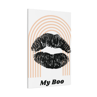 Black Kiss Lip Wall Art