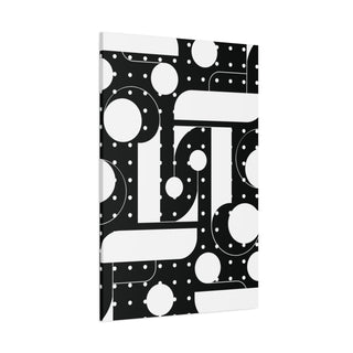 Abstract Modern Poker Dots Wall Art