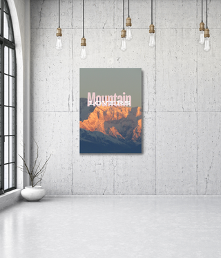 Mountain Lovers Wall Canvas