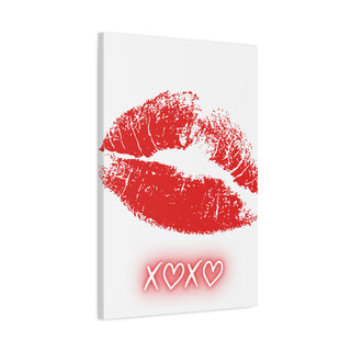 XOXO Red Lip Canvas