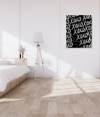 XOXO Black & White Wall Canvas