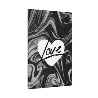 Abstract Love Heart Wall Canvas