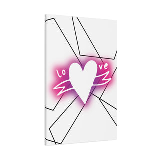 Pink Love LED Heart Wall Art