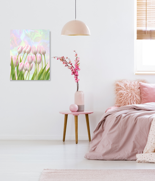 Pink Blooming Flowers Wall Art