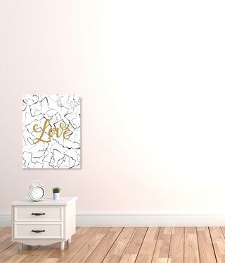 Gold Love Wall Art