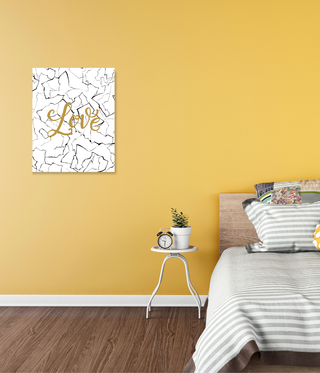 Gold Love Wall Art