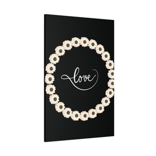 Black & White Love Wall Canvas