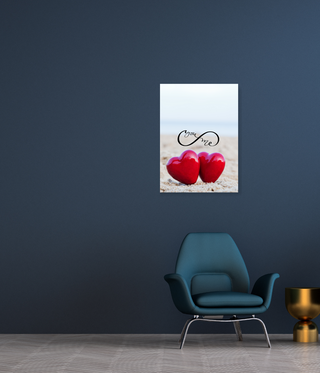 You & Me Heart Shape Wall Art