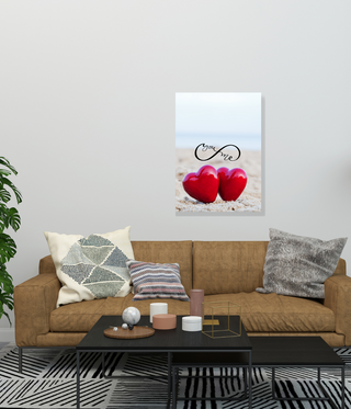 You & Me Heart Shape Wall Art