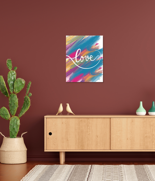 Love Abstract Wall Canvas