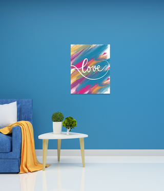 Love Abstract Wall Canvas