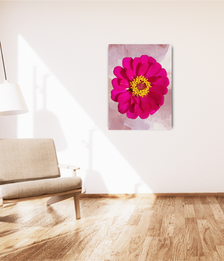 Pink Flower Wall Canvas