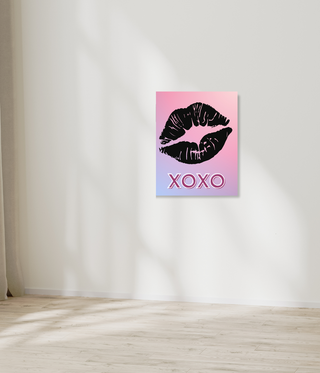 XOXO Lip Wall Art