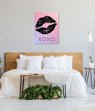 XOXO Lip Wall Art