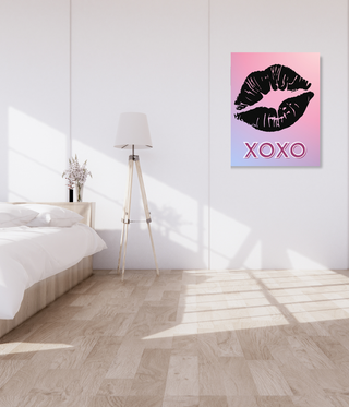 XOXO Lip Wall Art