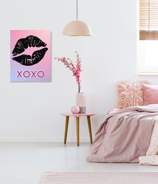 XOXO Lip Wall Art