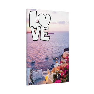 Ocean Love Wall Canvas