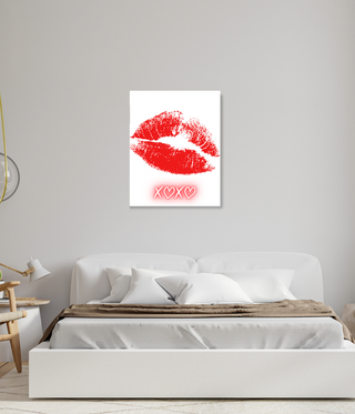 XOXO Red Lip Canvas