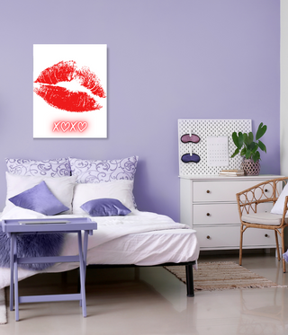 XOXO Red Lip Canvas