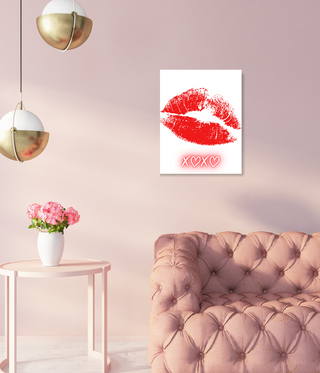 XOXO Red Lip Canvas