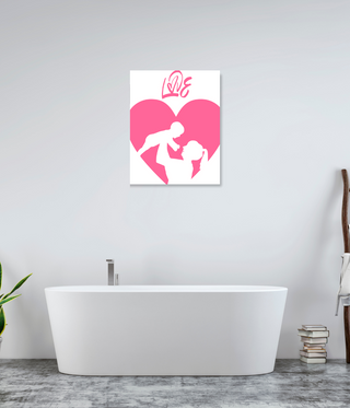 Mom Holding Kid Love Wall Art