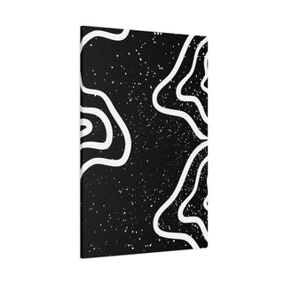 Abstract Modern Design Wall Art Black & White