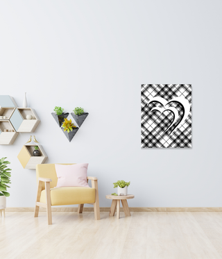 Combined Heart Wall Art