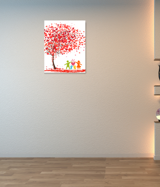 Family Under Love Tree Wall Art