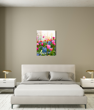 Colorful Love Flowers Wall Art