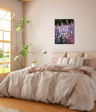 With Love Flower Canvas