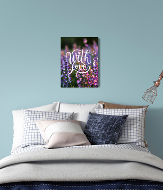 With Love Flower Canvas