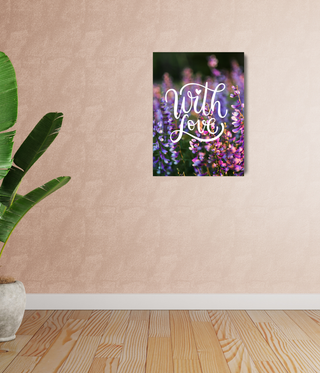 With Love Flower Canvas