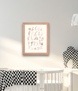 Alphabet Nursery Frame Wall Art