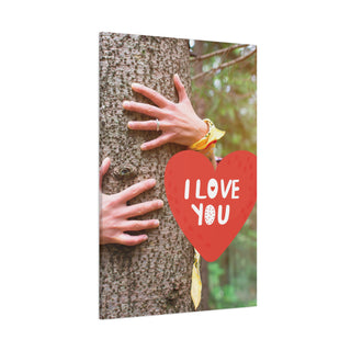 Hugging Tree Wall Canvas