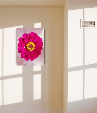 Pink Flower Wall Canvas