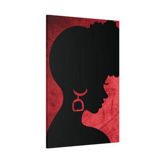 Afro Woman Abstract Wall Art