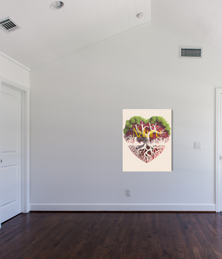 Heart Of Nature Wall Canvas